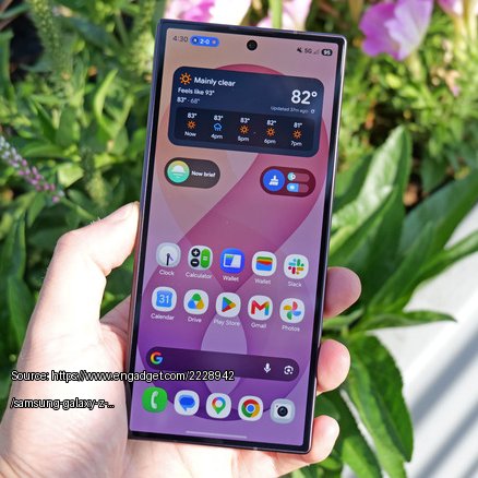The 6.5-inch cover screen on the Galaxy Z Fold 8 Ultra. - Fair use review image from https://www.engadget.com/2228942/samsung-galaxy-z-fold-8-ultra-review/