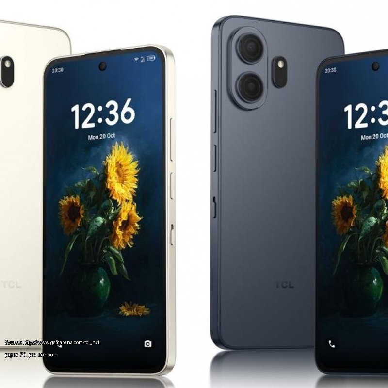 TCL NxtPaper 70 Pro announced with NxtPaper 4.0 screen, Dimensity 7300 SoC - Fair use review image from https://www.gsmarena.com/tcl_nxtpaper_70_pro_announced_with_nxtpaper_40_screen_dimensity_7300_soc-news-70957.php