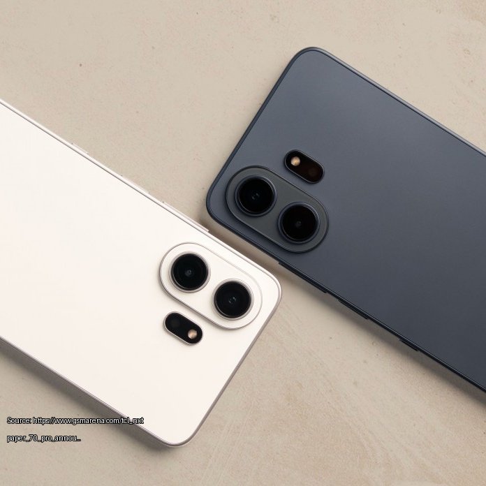 TCL NxtPaper 70 Pro announced with NxtPaper 4.0 screen, Dimensity 7300 SoC - Fair use review image from https://www.gsmarena.com/tcl_nxtpaper_70_pro_announced_with_nxtpaper_40_screen_dimensity_7300_soc-news-70957.php